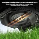 Roots & Leaf Electric Lawn Mower 1200W view 3