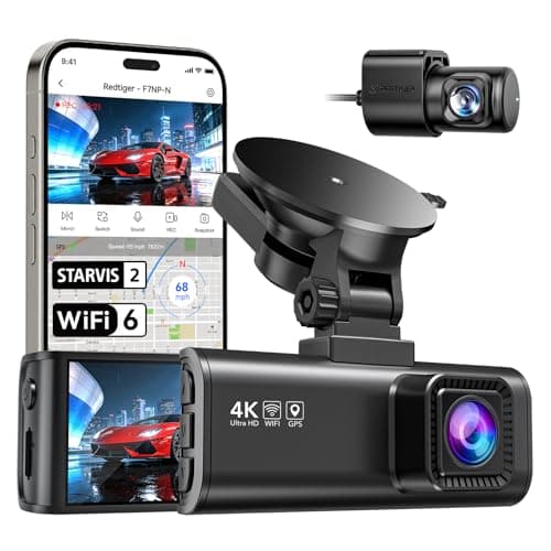REDTIGER F7NP [2026 Edition] 4K Dual Channel Dash Cam