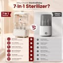 StarAndDaisy 7-in-1 Sterilizer & Dryer with Milk & Food Warmer view 8