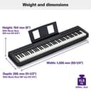 Yamaha P-45B Digital Piano (88 GHS Weighted Keys) view 5