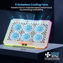 Portronics My Buddy Air Pro 6-Fan Cooling Pad view 2