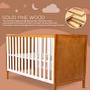 BAYBEE Wooden Baby Cot, Premium Pine Wood view 6