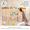 Mee Mee Premium Pine Wooden Baby Cot view 7