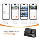 70mai A810 4K HDR Dual Channel Dash Cam view 8