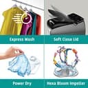 Whirlpool 9.5 kg 5 Star 360 Bloomwash Pro In-built Heater Fully-Automatic Top Load view 3