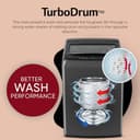LG 7 Kg 5 Star Smart Inverter TurboDrum Fully Automatic Top Load (T70VBMB1Z) view 8