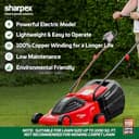 Sharpex Electric Lawn Mower 1200W 12-Inch Blade view 6