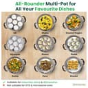 The Indus Valley Stainless Steel Multi Kadai 5 Plates view 2