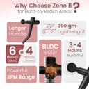 Portronics Zeno B Percussion Gun Massager with Detachable Handle view 9