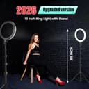 Kratos 10″ Ring Light with 85″ Tripod view 2