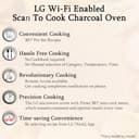 LG 28L MJEN286VIW WiFi Charcoal Convection Microwave view 5