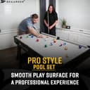 Shaarkon 55' Folding Pool Table view 3