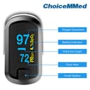 ChoiceMMed MD300CN340 Fingertip Pulse Oximeter view 3