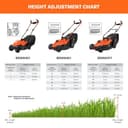 BLACK+DECKER BEMW461BH-GB 1400W Electric Lawn Mower view 4