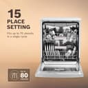 Bosch 15 Place Setting Free Standing Dishwasher (SMS6HMI00I, Silver Inox) view 3