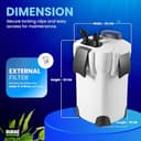 Buraq HW-302 External Canister Filter view 3