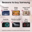 Samsung 23L Solo Microwave MS23A3513AK/TL view 2