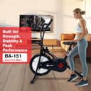 PowerMax Fitness BA-151 Air Bike view 2