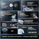 Haier 11Kg Washer Dryer with PuriSteam & i-Refresh view 2