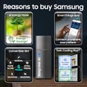 Samsung 467L 3 Star Convertible 5-in-1 Bespoke AI WiFi Double Door Refrigerator (RT80H51C3KHL, 2026 Model) view 4