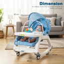 Baybee 5-in-1 Baby Rocker and Feeding Chair view 8