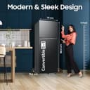 Samsung 467L 3 Star Convertible 5-in-1 Bespoke AI WiFi Double Door Refrigerator (RT80H51C3KHL, 2026 Model) view 2
