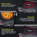 Prestige Iris Sleek 2000W Induction Cooktop view 4