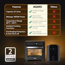 AGARO Regal Plus 23L Air Fryer Oven view 6