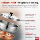 QSEC Multi Kadai with Copper Bottom view 4