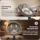 Baybee Lullabies Electric Baby Cradle and Swing view 7