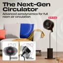 NUUK HALO v2 3D Air Circulation Tower Fan view 4