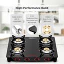 Butterfly Smart 4 Burner Glass Top view 3