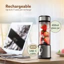 AGARO Galaxy 450ml Portable Blender view 3