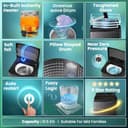 Haier 10.5 Kg 5 Star Inbuilt Butterfly Heater Oceanus Wave Drum Fully Automatic Top Load (HWM105-H688BK) view 2