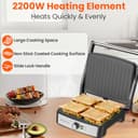 INALSA Sandwich Maker 2200W view 9