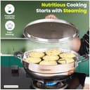 The Indus Valley Stainless Steel Multi Kadai 5 Plates view 5