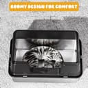 Qpets Stainless Steel Cat Litter Box view 6