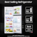 Samsung 350L 3 Star Bespoke AI WiFi Double Door Refrigerator view 5