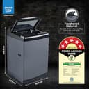 Voltas Beko (Tata) 10 Kg 5 Star Double Waterfall Metal Body Fully-Automatic Top Load (WTL1006UEA) view 3