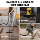 Karcher WD 3 V Wet & Dry Vacuum Cleaner view 4