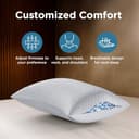 ComfyHug Height-Adjustable Shredded Memory Foam Pillow view 4
