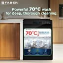 Faber 14 Place Settings Free Standing Dishwasher (FFSD 6PR 14S BK Digital, Black) view 4