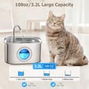 Foliam 3.2L Stainless Steel Fountain view 6