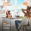 Ausic 8-Inch Portable Rechargeable Mist Fan view 5