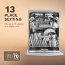 Bosch 13 Place Setting Free-Standing Dishwasher (SMS66GI01I, Silver Inox) view 3