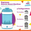 Adore Advanced Espresso Electric Steam Sterilizer view 2