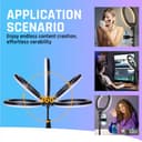 Tygot 10″ Ring Light with 7ft Tripod view 5