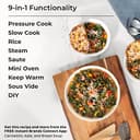 Instant Pot Essential 6QT (5.7L) 9-in-1 Electric Pressure Cooker view 2