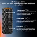 Dr Trust USA Long Acupressure Foam Roller (Textured) view 2
