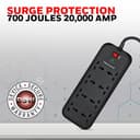 Honeywell 8-Socket Surge Protector (700 Joules) view 2